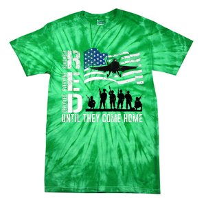 Red Friday Remember Everyone Deployed Until Come Tie-Dye T-Shirt