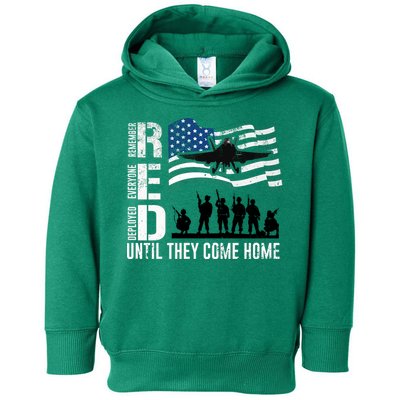 Red Friday Remember Everyone Deployed Until Come Toddler Hoodie