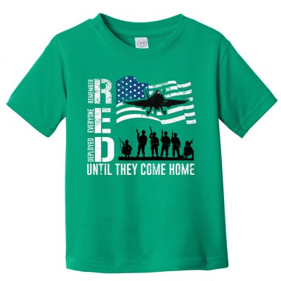 Red Friday Remember Everyone Deployed Until Come Toddler T-Shirt