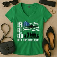 Red Friday Remember Everyone Deployed Until Come Women's V-Neck T-Shirt