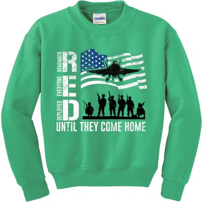 Red Friday Remember Everyone Deployed Until Come Kids Sweatshirt