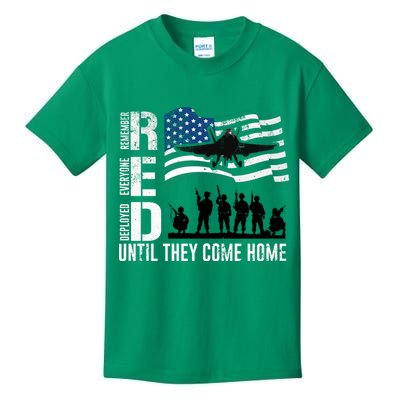 Red Friday Remember Everyone Deployed Until Come Kids T-Shirt