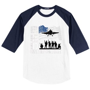 Red Friday Remember Everyone Deployed Until Come Baseball Sleeve Shirt