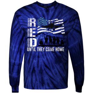 Red Friday Remember Everyone Deployed Until Come Tie-Dye Long Sleeve Shirt