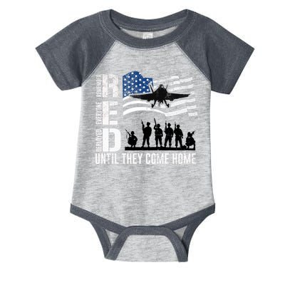 Red Friday Remember Everyone Deployed Until Come Infant Baby Jersey Bodysuit