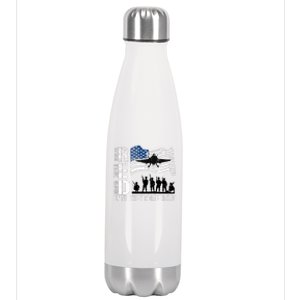 Red Friday Remember Everyone Deployed Until Come Stainless Steel Insulated Water Bottle