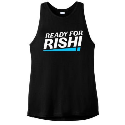 Ready For Rishi Sunak Prime Minister Uk Conservative Party Ladies PosiCharge Tri-Blend Wicking Tank