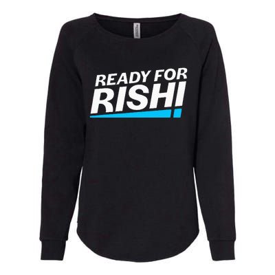 Ready For Rishi Sunak Prime Minister Uk Conservative Party Womens California Wash Sweatshirt