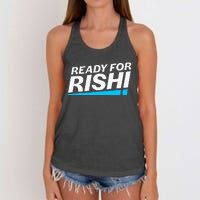 Ready For Rishi Sunak Prime Minister Uk Conservative Party Women's Knotted Racerback Tank