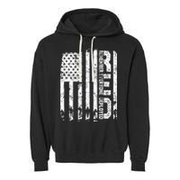 Red Friday Remember Everyone Deployed Military Wear RED Garment-Dyed Fleece Hoodie