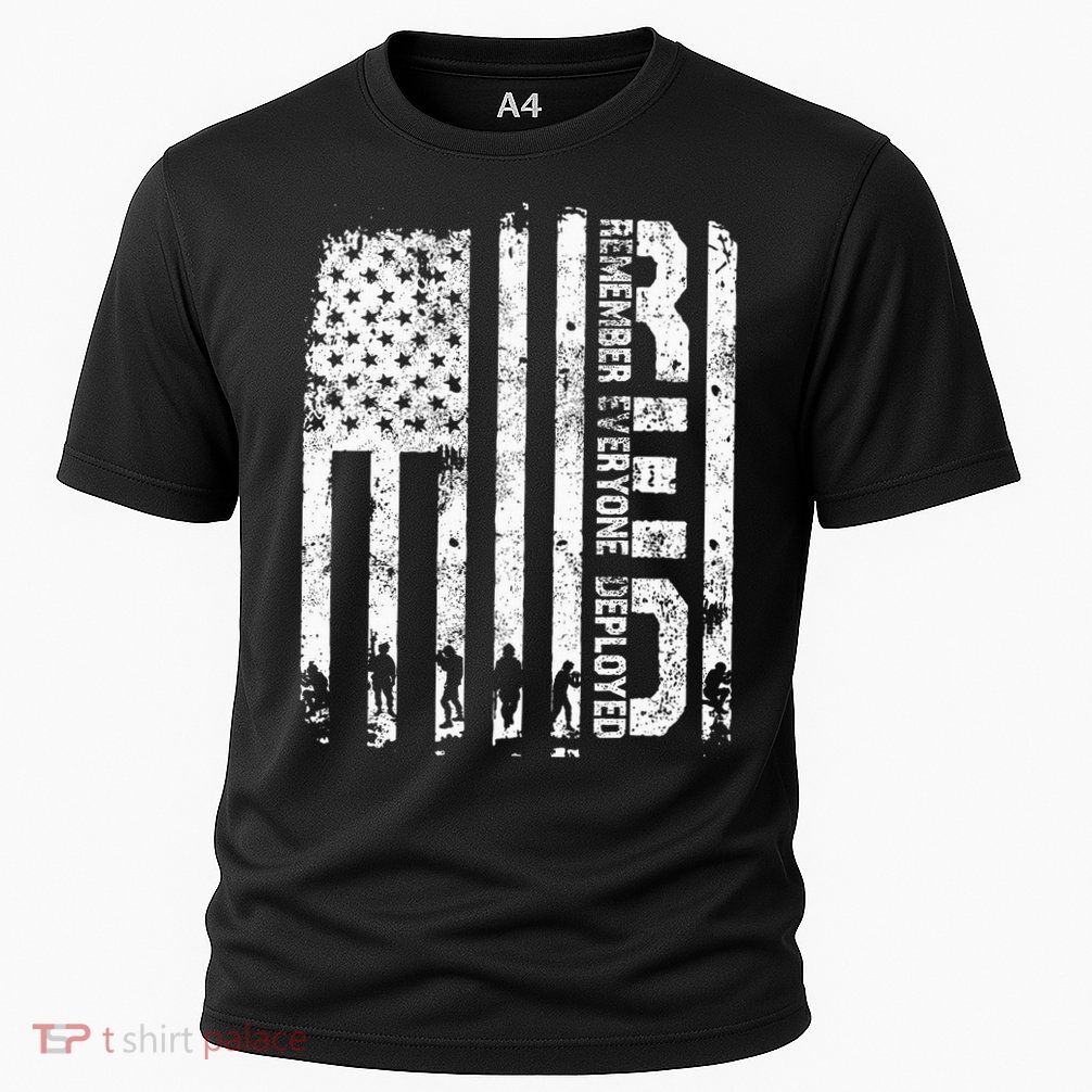 Red Friday Remember Everyone Deployed Military Wear RED Performance Shirt