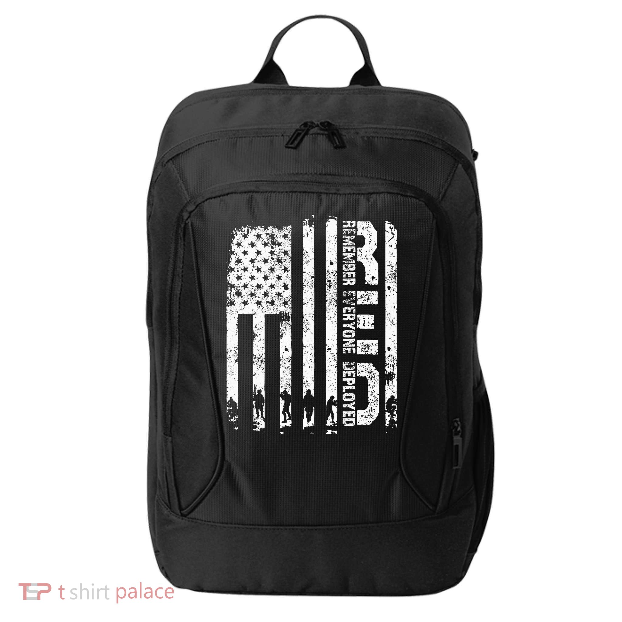 Red Friday Remember Everyone Deployed Military Wear RED City Backpack