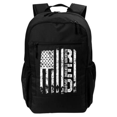 Red Friday Remember Everyone Deployed Military Wear RED Backpack