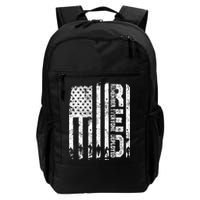 Red Friday Remember Everyone Deployed Military Wear RED Backpack