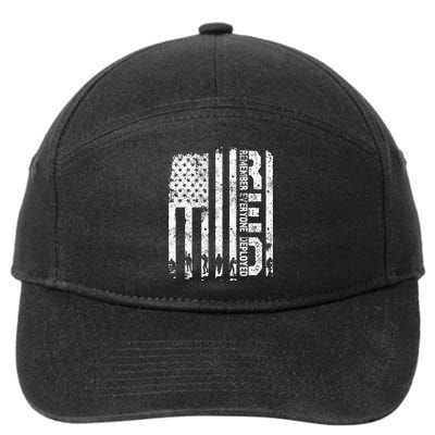 Red Friday Remember Everyone Deployed Military Wear RED 7-Panel Snapback Hat