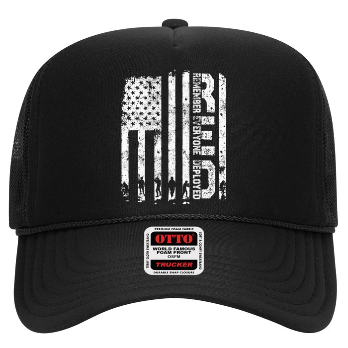 Red Friday Remember Everyone Deployed Military Wear RED Hat