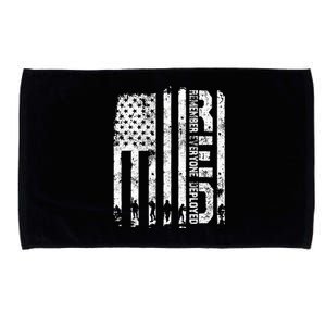 Red Friday Remember Everyone Deployed Military Wear RED Microfiber Hand Towel