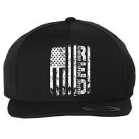 Red Friday Remember Everyone Deployed Military Wear RED Wool Snapback Cap