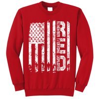Red Friday Remember Everyone Deployed Military Wear RED Sweatshirt