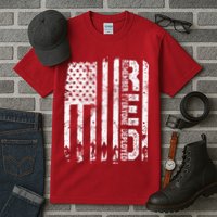 Red Friday Remember Everyone Deployed Military Wear RED Tall T-Shirt