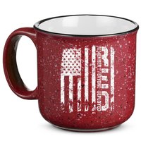 Red Friday Remember Everyone Deployed Military Wear RED 15oz Campfire Ceramic Mug