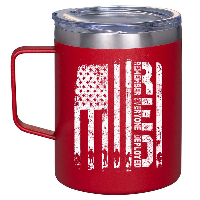 Red Friday Remember Everyone Deployed Military Wear RED 12oz Stainless Steel Coffee Mug