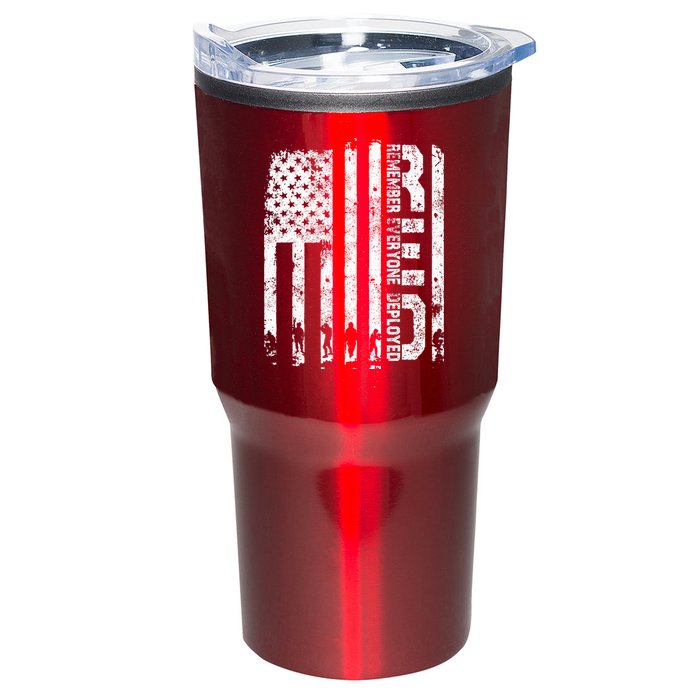 Red Friday Remember Everyone Deployed Military Wear RED Tumbler
