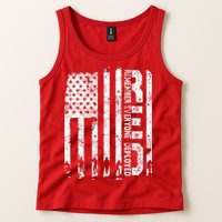 Red Friday Remember Everyone Deployed Military Wear RED Tank Top