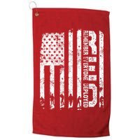 Red Friday Remember Everyone Deployed Military Wear RED Golf Towel