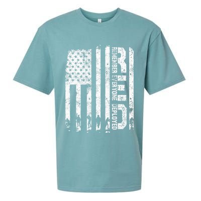 Red Friday Remember Everyone Deployed Military Wear RED Sueded Cloud Jersey T-Shirt