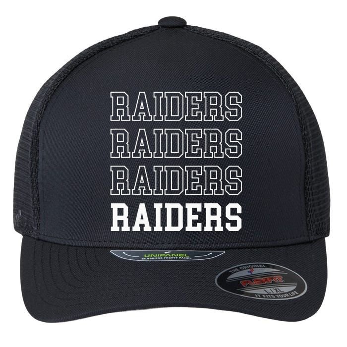 Raiders Fan Flexfit Unipanel Trucker Cap