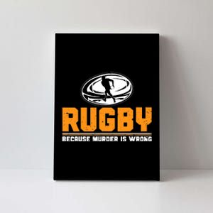 Rugbys Funny Rugby Sports Rugby Player Rugger League Canvas