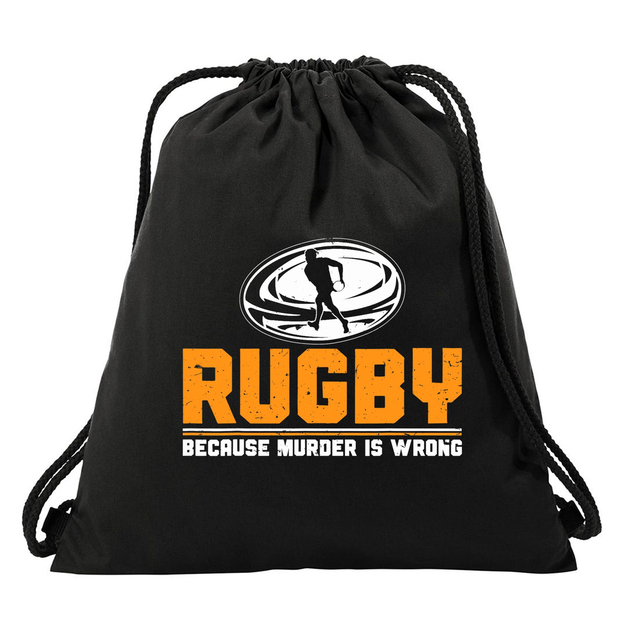 Rugbys Funny Rugby Sports Rugby Player Rugger League Drawstring Bag