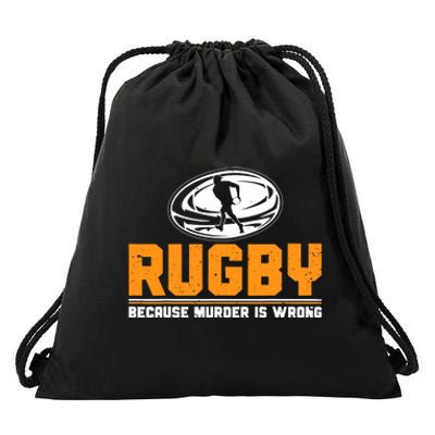 Rugbys Funny Rugby Sports Rugby Player Rugger League Drawstring Bag