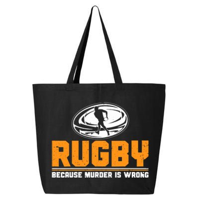 Rugbys Funny Rugby Sports Rugby Player Rugger League 25L Jumbo Tote