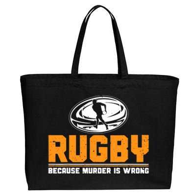 Rugbys Funny Rugby Sports Rugby Player Rugger League Cotton Canvas Jumbo Tote