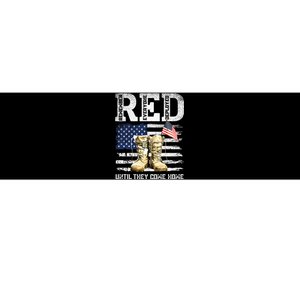 RED Friday Remember Everyone Deployed Every Friday Veterans Bumper Sticker