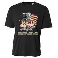 RED Friday Remember Everyone Deployed US Flag Army Vintage Cooling Performance Crew T-Shirt