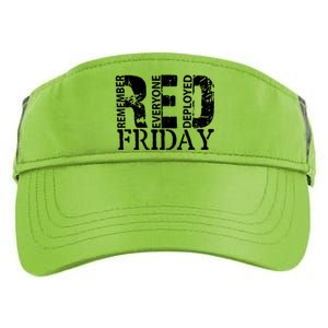 Red Friday Remember Everyone Deployed Adult Drive Performance Visor