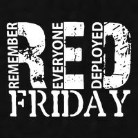 Red Friday Remember Everyone Deployed Ladies PosiCharge Tri-Blend Wicking Tank