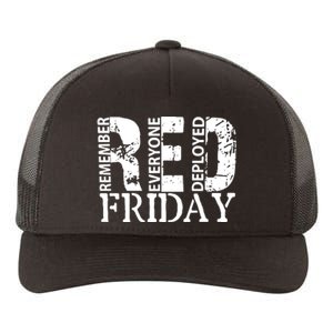 Red Friday Remember Everyone Deployed Yupoong Adult 5-Panel Trucker Hat