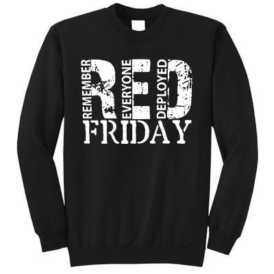 Red Friday Remember Everyone Deployed Sweatshirt