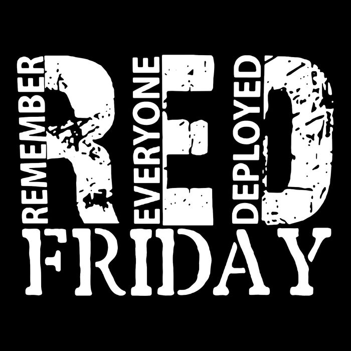 Red Friday Remember Everyone Deployed Bucket Hat