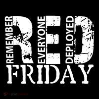 Red Friday Remember Everyone Deployed Flatbill Hat