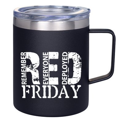 Red Friday Remember Everyone Deployed 12oz Stainless Steel Coffee Mug