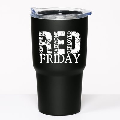 Red Friday Remember Everyone Deployed Tumbler