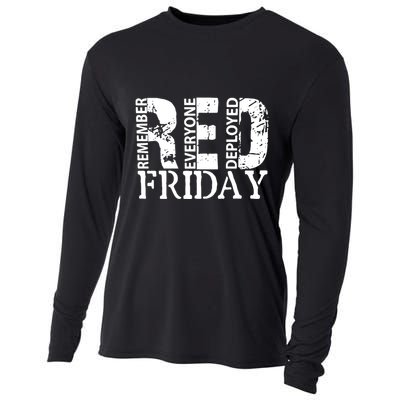 Red Friday Remember Everyone Deployed Cooling Performance Long Sleeve Crew