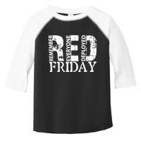 Red Friday Remember Everyone Deployed Toddler Fine Jersey T-Shirt