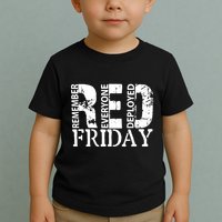 Red Friday Remember Everyone Deployed Toddler T-Shirt