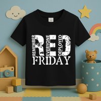 Red Friday Remember Everyone Deployed Toddler T-Shirt